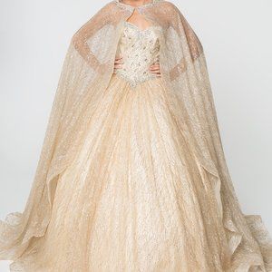 Strapless Sweetheart Neck Evening Dress GSGL2801